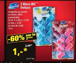 Norma SAAUBERMAX 3 Blocs WC Deluxe offre