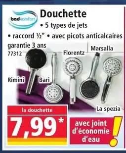 Norma BADKOMFORT Douchette offre