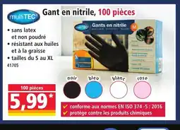 Norma MULTITEC Gant en nitrile, 100 pièces offre
