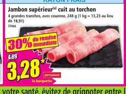 Norma Jambon supérieur cuit au torchon offre