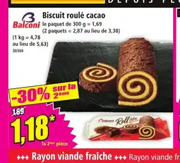 Norma BALCONI Biscuit roulé cacao offre