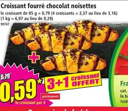 Norma Croissant fourré chocolat noisettes offre