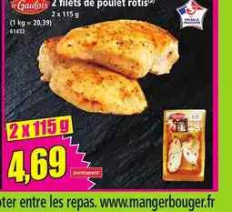 Norma LE GAULOIS 2 filets de poulet rôtis offre