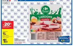 Carrefour Market CARREFOUR CLASSIC' Lardons offre