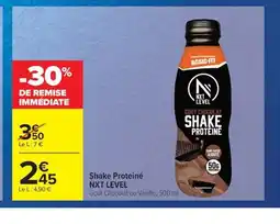 Carrefour Market NXT LEVEL Shake Proteiné offre