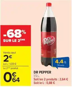 Carrefour Market DR PEPPER offre