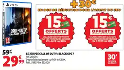 Auchan Le jeu ps5 call of duty: black ops 7 offre