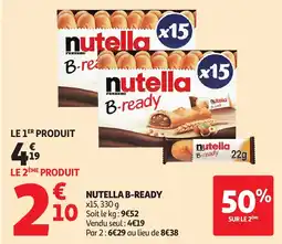 Auchan Nutella B-Ready offre