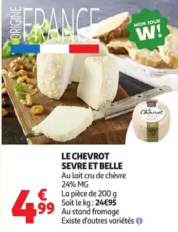 Auchan Le chevrot sevre et belle offre