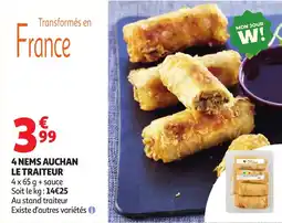 Auchan 4 nems auchan le traiteur offre