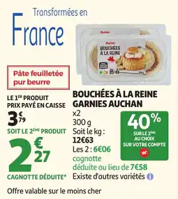 Auchan Auchan Bouchées à la reine garnies offre