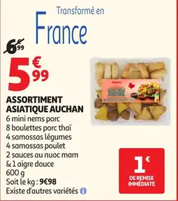 Auchan Auchan Assortiment asiatique offre