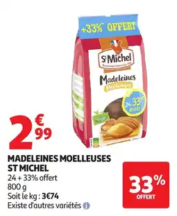Auchan St Michel Madeleines moelleuses offre