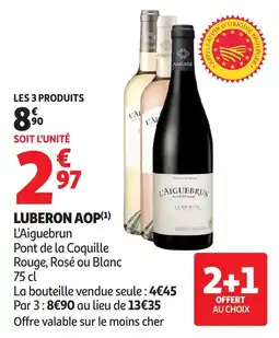 Auchan L'Aiguebrun Luberon aop offre