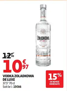 Auchan Vodka zoladkowa de luxe offre