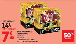 Auchan Desperados Bière aromatisée offre