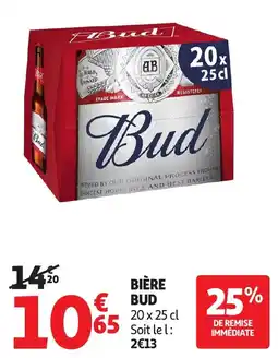 Auchan Bud Bière offre