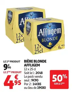 Auchan Leffe Bière blonde offre