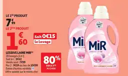 Auchan Mir Lessive laine offre
