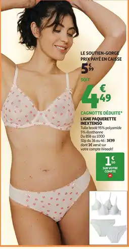 Auchan Inextenso Ligne paquerette offre