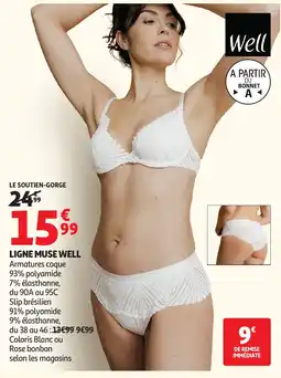 Auchan Well Ligne muse offre