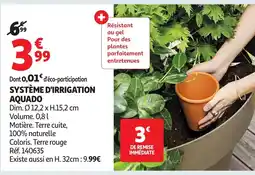 Auchan Système d'irrigation aquado offre