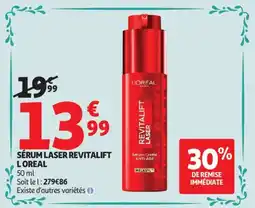 Auchan SÉRUM LASER REVITALIFT LOREAL offre