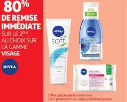 Auchan SUR LE 2ÈME AU CHOIX SUR LA GAMME VISAGE NIVEA offre