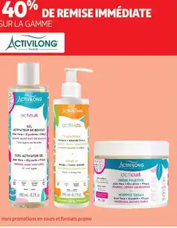 Auchan SUR LA GAMME ACTIVILONG PARIS offre