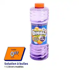 Action Solution à bulles offre
