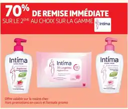 Auchan SUR LE 2EME AU CHOIX SUR LA GAMME Intima offre