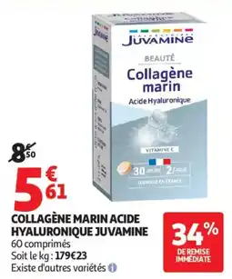 Auchan COLLAGÈNE MARIN ACIDE HYALURONIQUE JUVAMINE offre