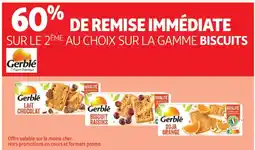 Auchan SUR LE 2ÈME AU CHOIX SUR LA GAMME BISCUITS offre