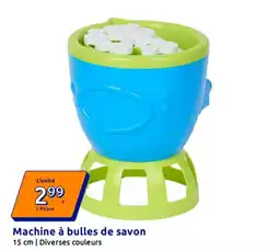 Action Machine à bulles de savon offre
