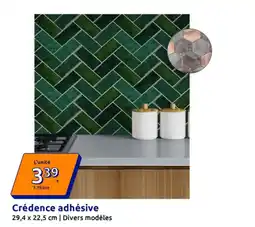 Action Crédence adhésive offre