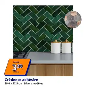 Crédence adhésive