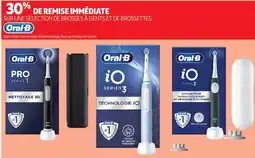 Auchan SUR UNE SÉLECTION DE BROSSES À DENTS ET DE BROSSETTES Oral-B offre