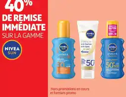 Auchan SUR LA GAMME NIVEA SUN offre