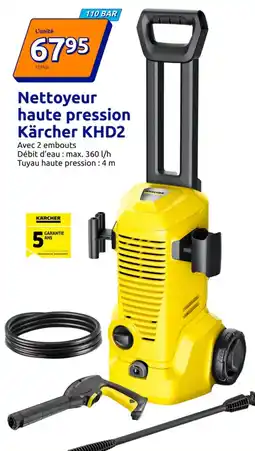 Action Nettoyeur haute pression Kärcher KHD2 offre