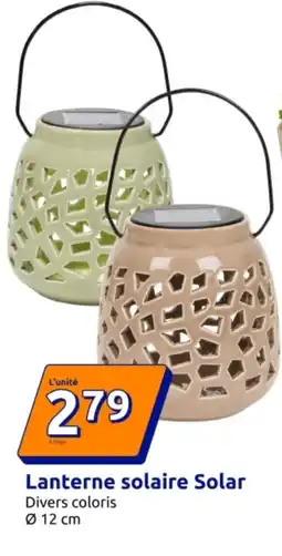 Action Lanterne solaire Solar offre