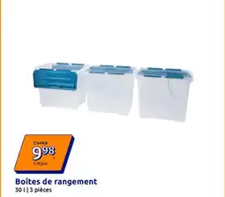 Action Boîtes de rangement offre