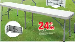 Bazarland Banc pliant offre