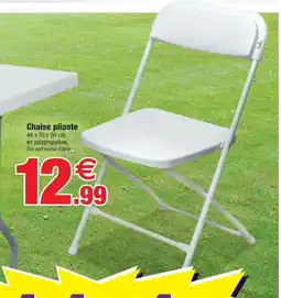 Bazarland Chaise pliante offre