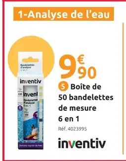 Mr Bricolage Inventiv bandelettes d'analyse 6 en 1 offre