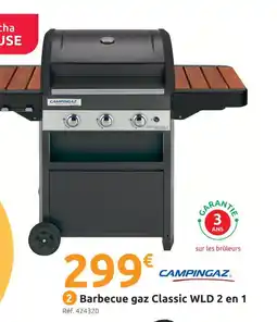 Mr Bricolage Campingaz barbecue gaz classic wld 2 en 1 offre