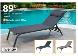 Mr Bricolage Inventiv bain de soleil altea offre