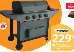 Mr Bricolage Inventiv barbecue gaz jaïs 4 brûleurs inox offre