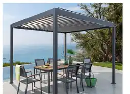 Mr Bricolage Pergola bioclimatique manuel caly 3 x 3 m offre
