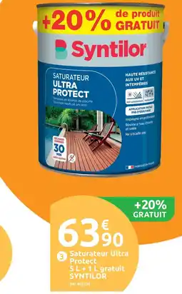 Mr Bricolage Syntilor saturateur ultra protect 5 l + 1 l gratuit offre