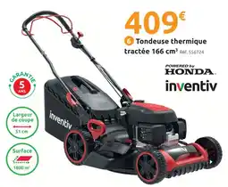 Mr Bricolage Inventiv tondeuse thermique tractée 166 cm³ offre